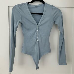 NWOT Wilfred Free Henley Bodysuit